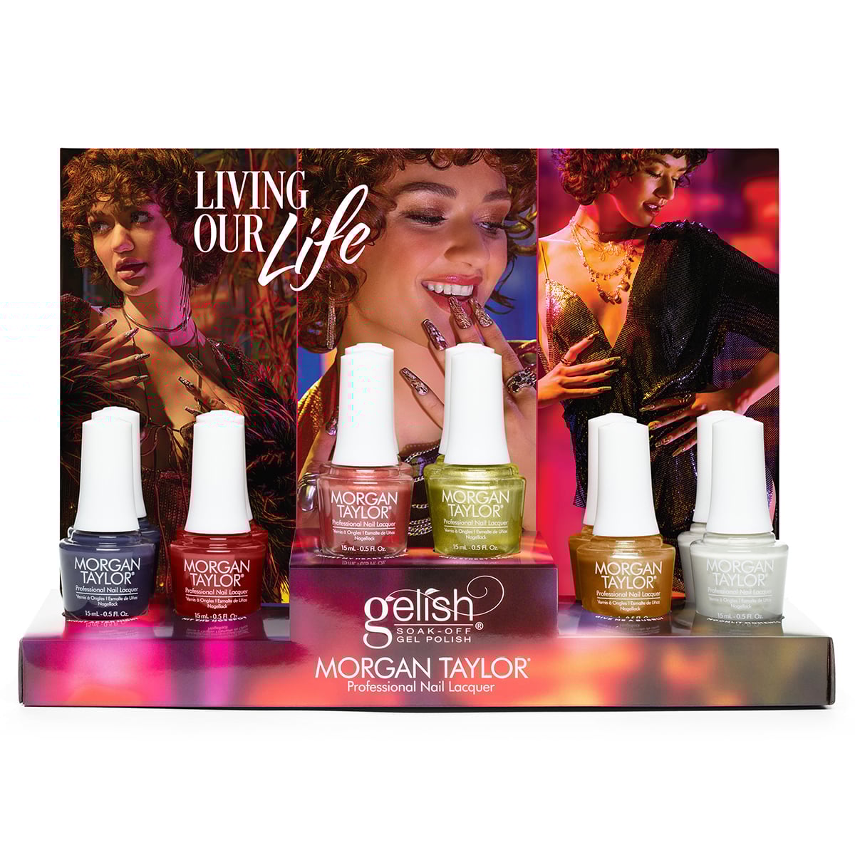 Morgan Taylor Nail Lacquer (Living Our Life Collection), 12 Piece Display