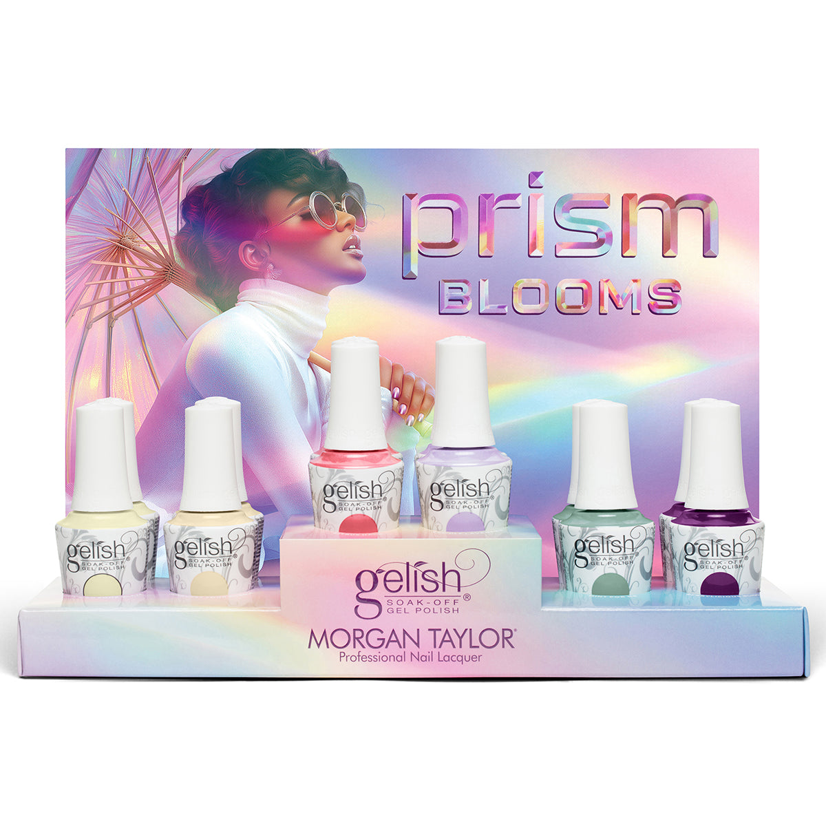 Gelish Gel Polish, .5 oz (Prism Blooms Collection), 12 Piece Display
