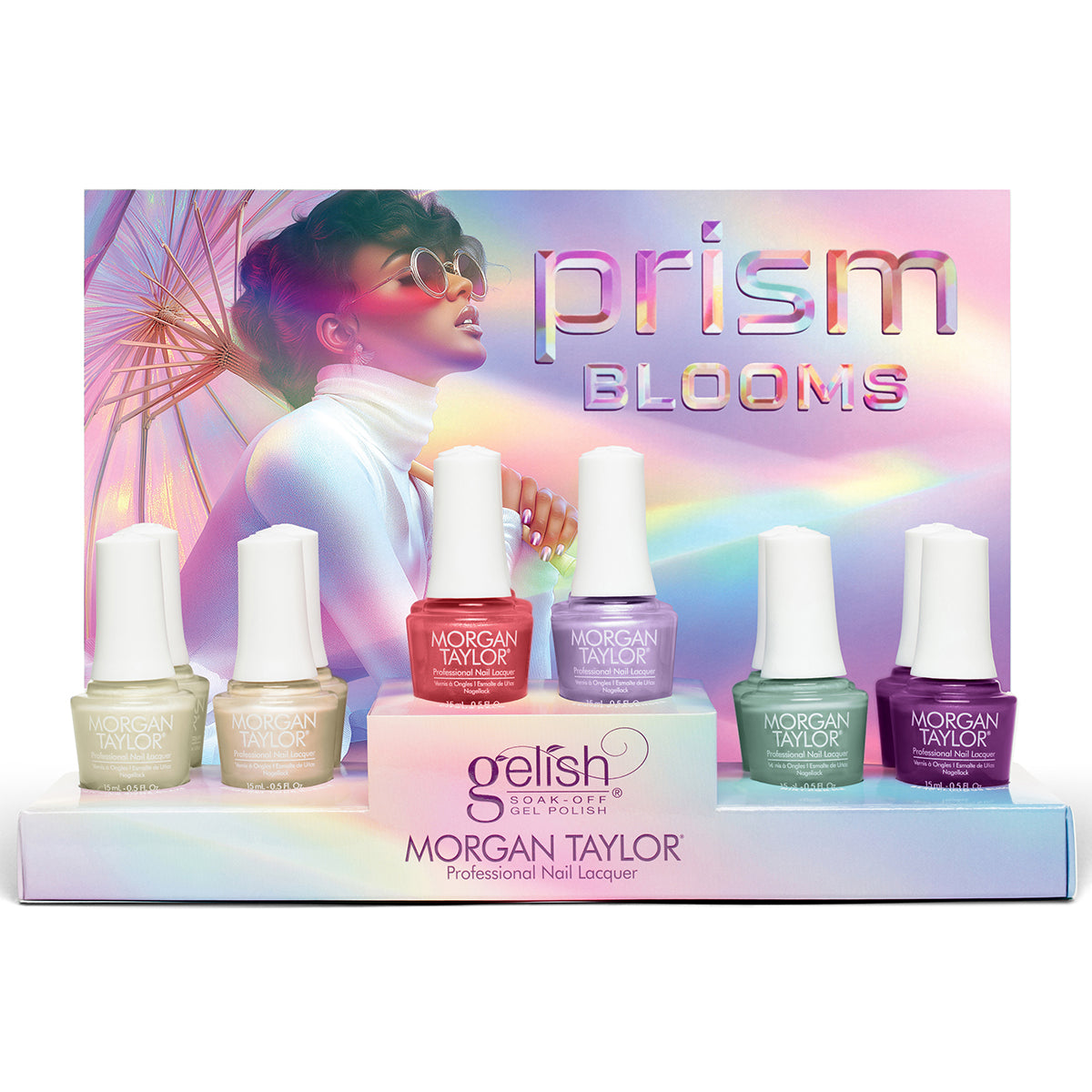Morgan Taylor Nail Lacquer, .5 oz (Prism Blooms Collection),12 Piece Display