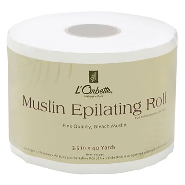 Lorbette Muslin Epilating Roll, 3.5"x 40 Yards