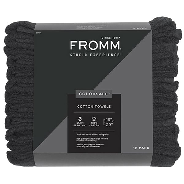 Fromm Studio Experience Colorsafe Black Towels