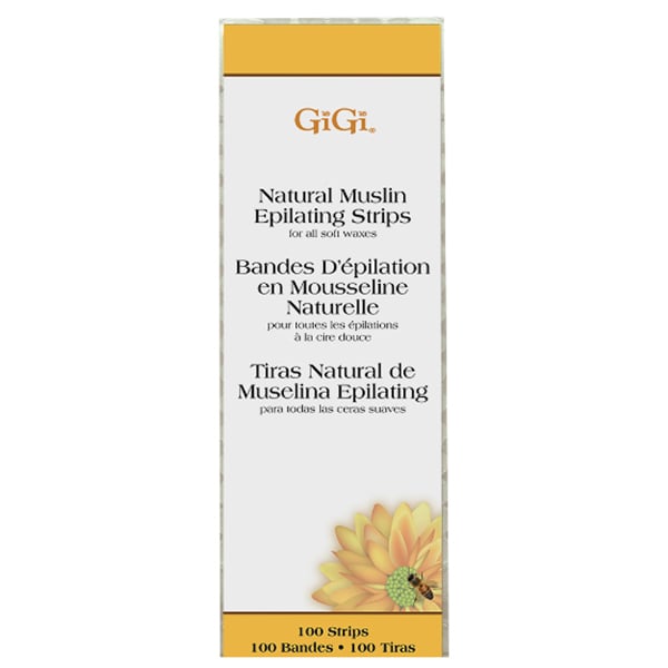 GiGi Natural Muslin Strips Small 1.75" x 4.5"