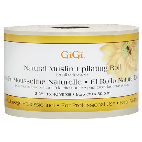 GiGi Natural Muslin Roll 3.25"x 40 Yards