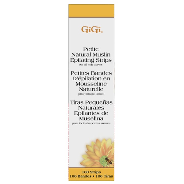 GiGi Natural Muslin Strips Petite .75" x 4.5"