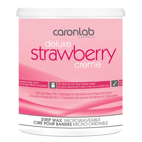 Caronlab Strawberry Creme Strip Wax Microwaveable