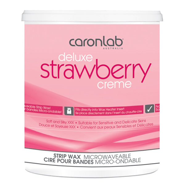 Caronlab Strawberry Crème Strip Wax Microwaveable
