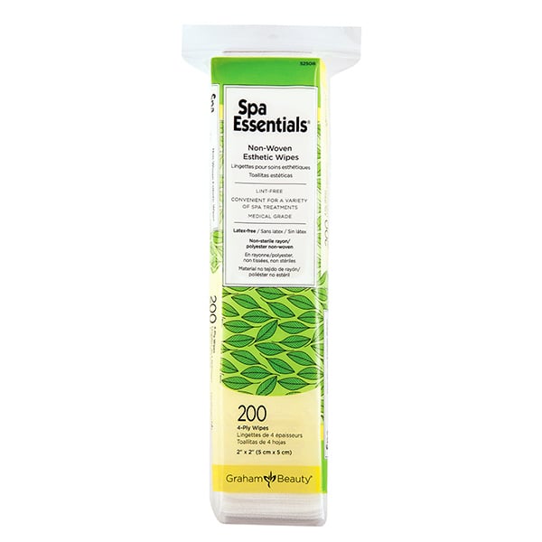 Spa Essentials 2" x 2" Non-woven Esthetic Wipes