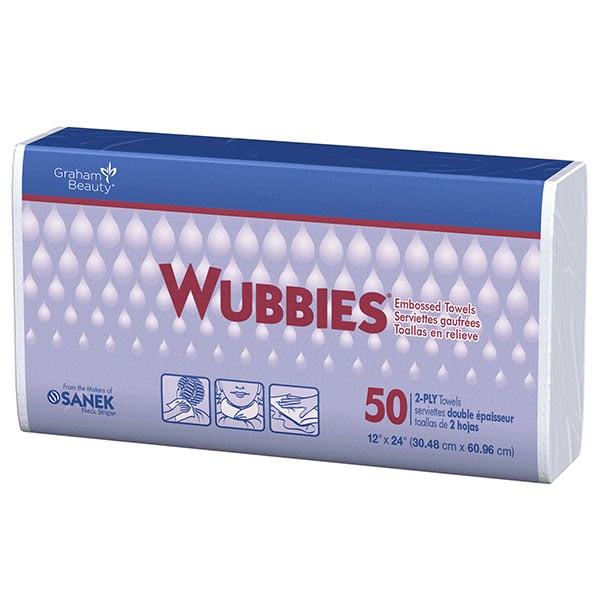 Graham Wubbies Embossed Towels (Case of 10)