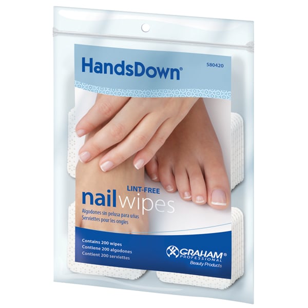 Graham HandsDown Lint-Free Nail Wipes