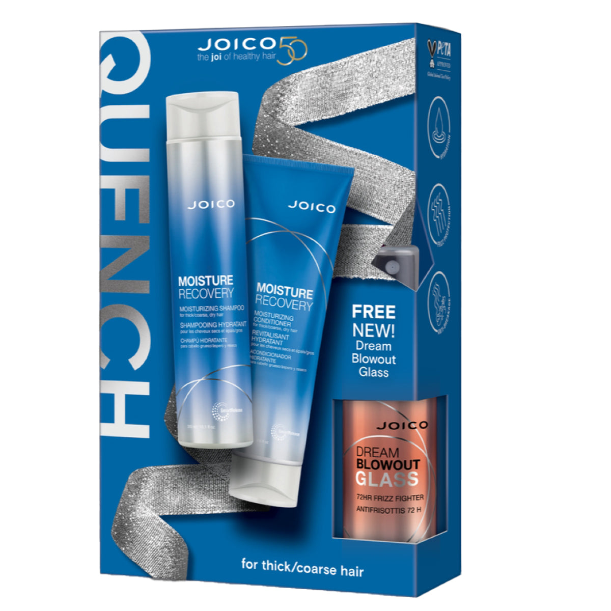 Moisture Recovery Holiday Duo with FREE Dream Blowout Glass, 1.7 oz