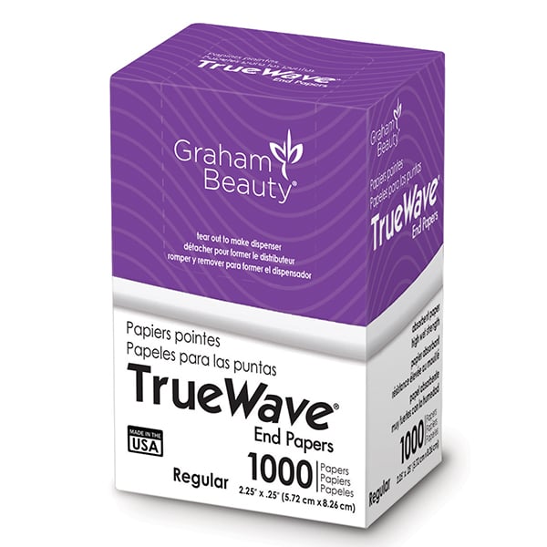 Graham True Wave Regular End Papers 2.25" x 3.25"