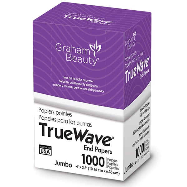 Graham True Wave Jumbo End Papers 4" x 2.5"