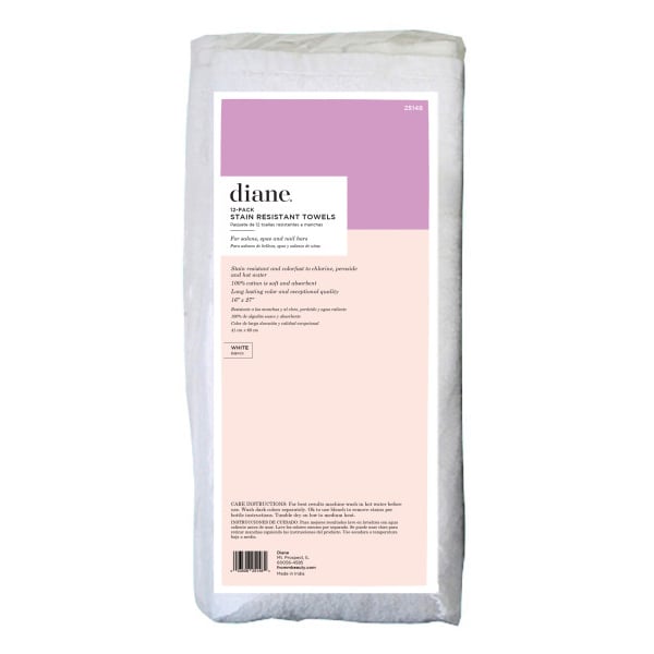 Diane Stain Resistant White Towels