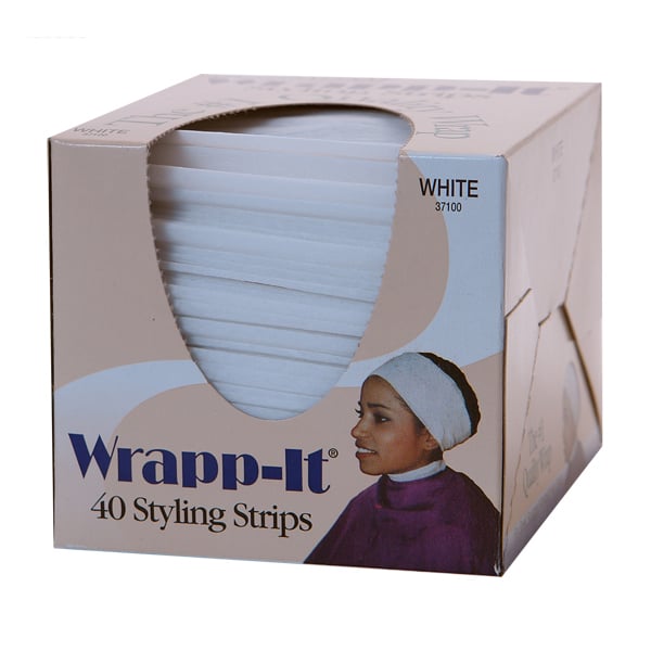 Graham Wrapp-it Styling Strips White (40 Strips Per Pack)