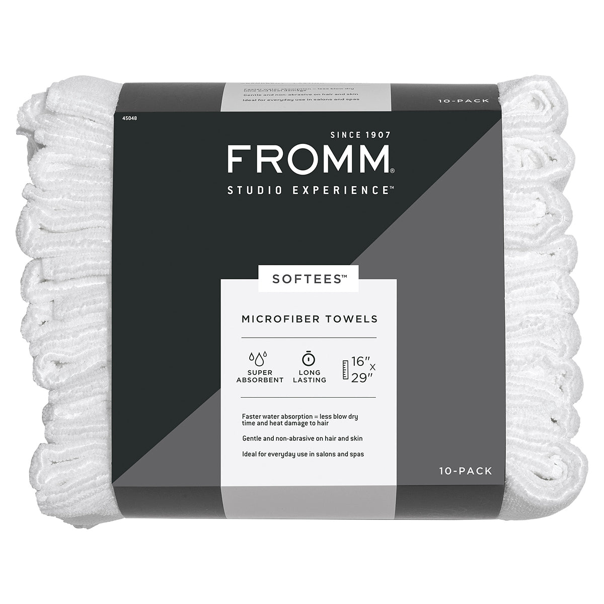 Fromm Studio Experience Softees Microfiber Towels, 10 Pack