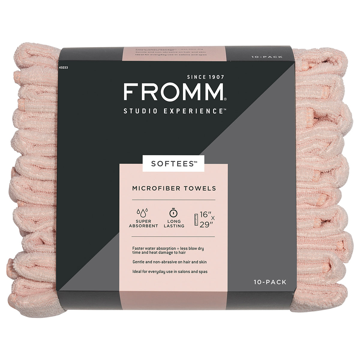 Fromm Studio Experience Softees Microfiber Towels, 10 Pack