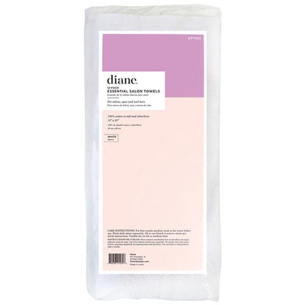 Diane Essential Salon White Towels