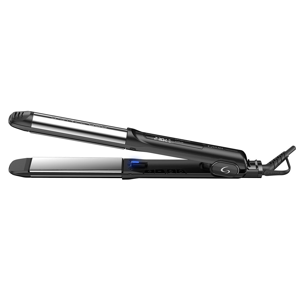 GAMA Professional G-Style Duo Dig IHT Flat Iron and Curler