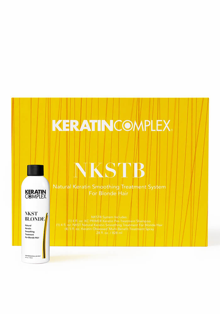 NKSTB: Natural Keratin Smoothing Treatment for Blonde Hair System Kit