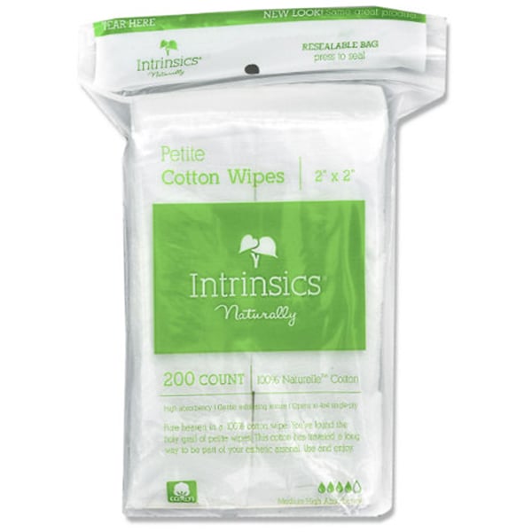 Intrinsics 2" x 2" Petite Cotton Wipes