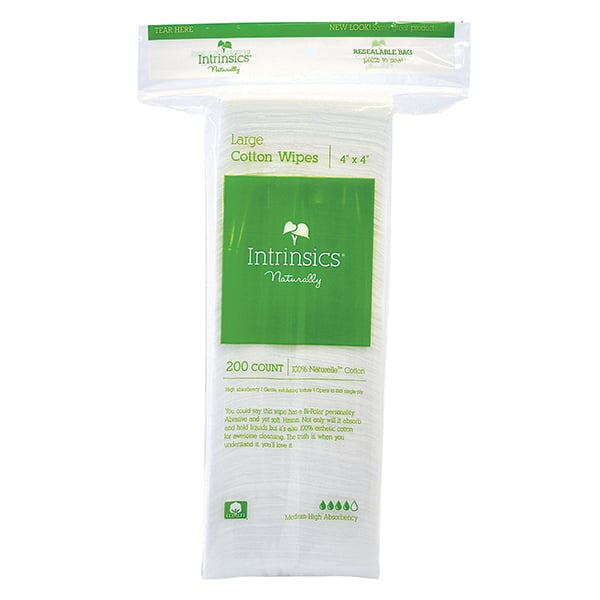 Intrinsics 4" x 4" Large Cotton Wipes