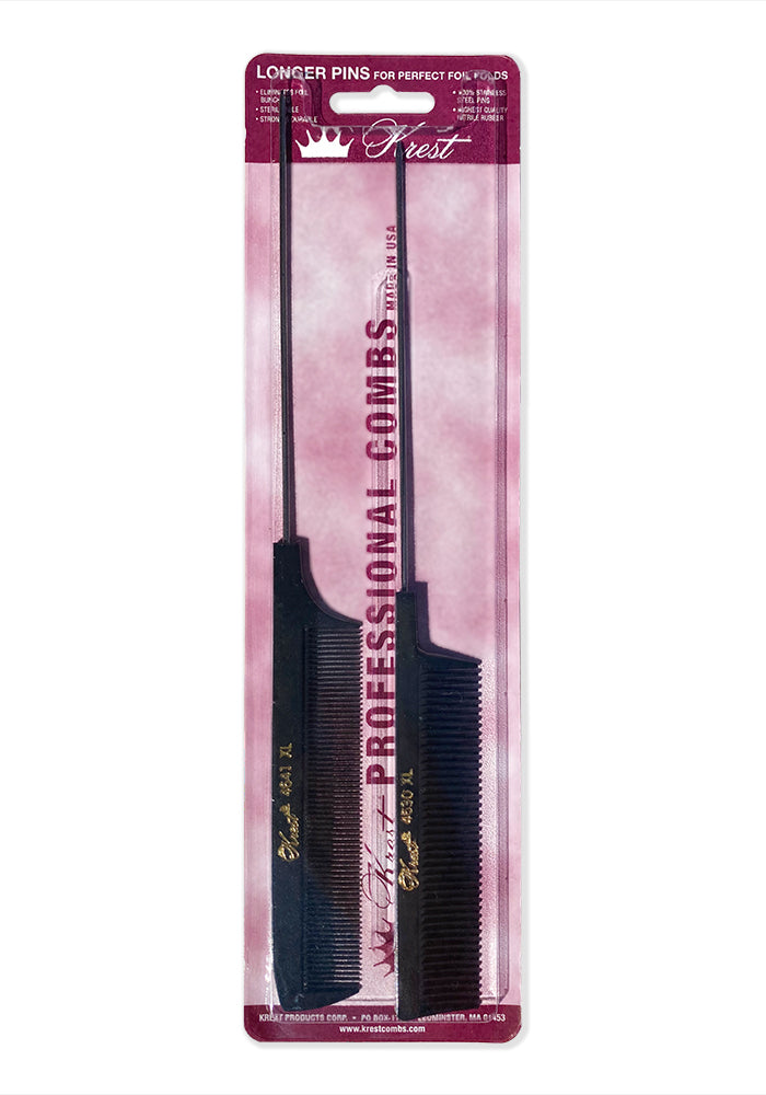 Krest 4646XL Extra-Long Weaving/Foiling Pintail Combs