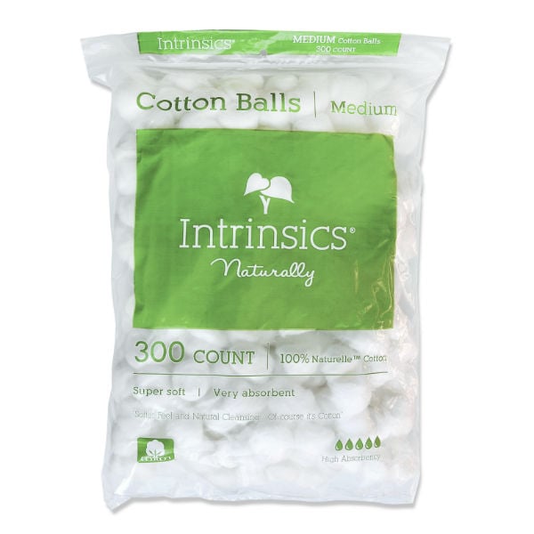 Intrinsics Medium-Size 100% Cotton Balls