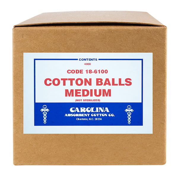 Carolina Cotton Medium-Size 100% Cotton Balls