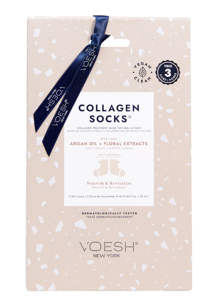 Collagen Socks Trio - Argan Oil &