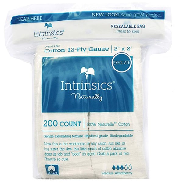 Intrinsics 2" x 2" Petite Cotton 12-Ply Gauze