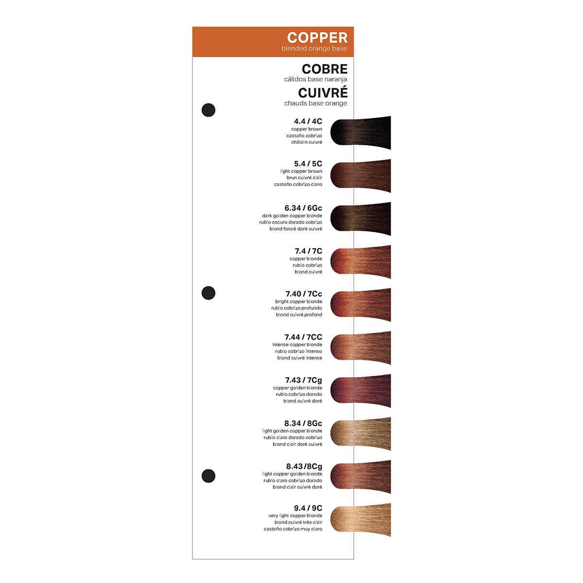 PRAVANA Swatch Insert Chromasilk Copper