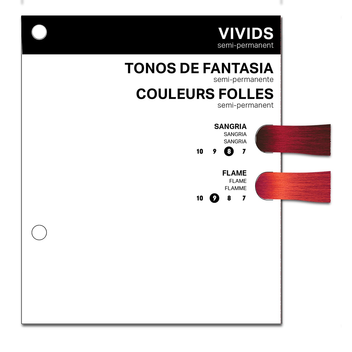 PRAVANA Red VIVIDS Swatch Insert