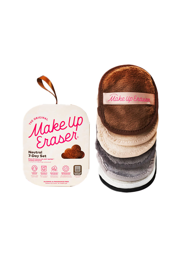 Neutral 7-Day Set Reusable MakeUp Erasers