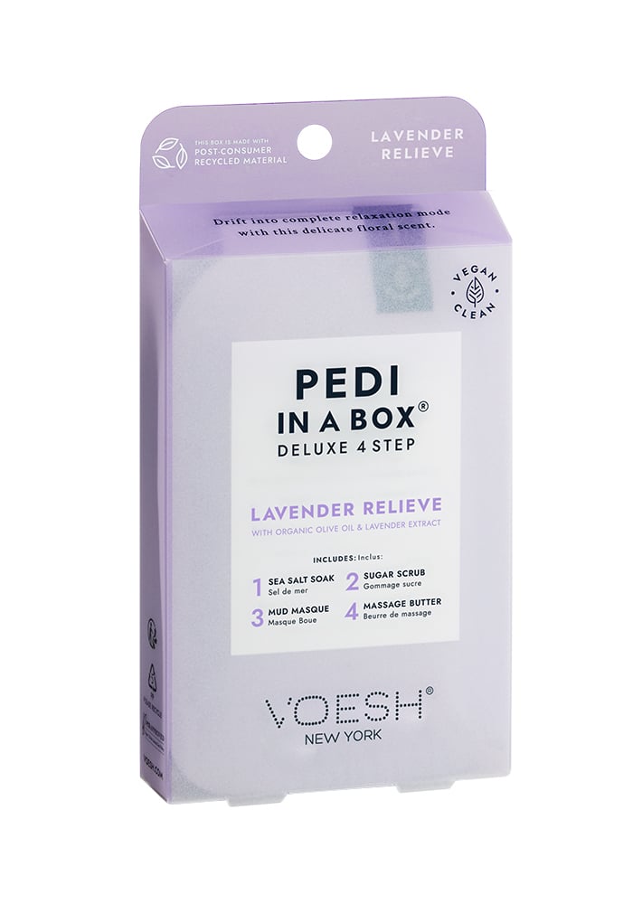Pedi in a Box Deluxe 4 Step Lavender Relieve