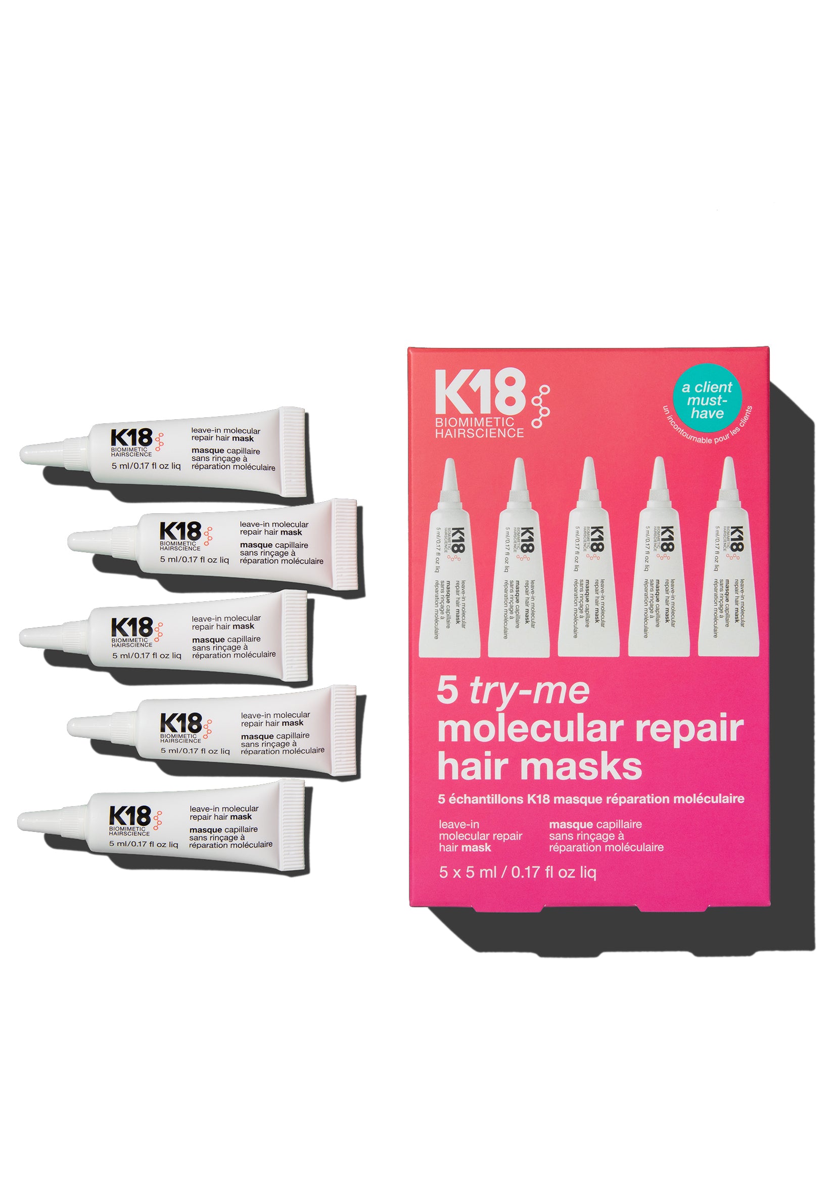 Try-Me Molecular Repair Hair Masks