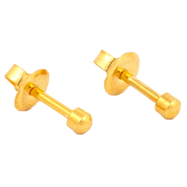 Studex Gold Plated Mini Yellow Ball