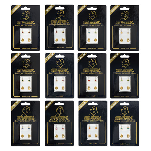 Studex Assorted Birthstones