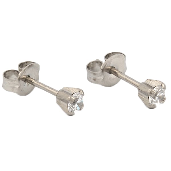 Studex Tiny Tips Tiffany Set Stainless Cubic Zirconia