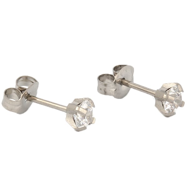 Studex Tiny Tips Tiffany Set Stainless Cubic Zirconia