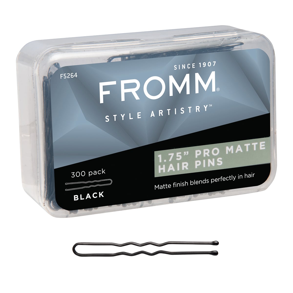 Fromm Style Artistry 1.75" Pro Matte Hair Pins, 300 Pack