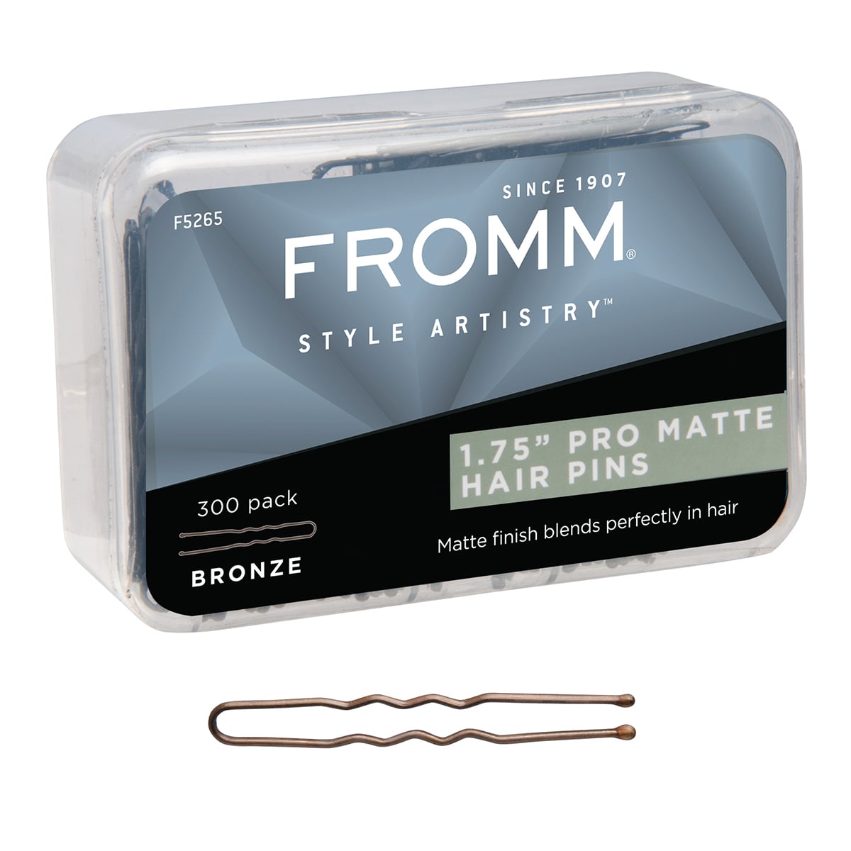 Fromm Style Artistry 1.75" Pro Matte Hair Pins, 300 Pack