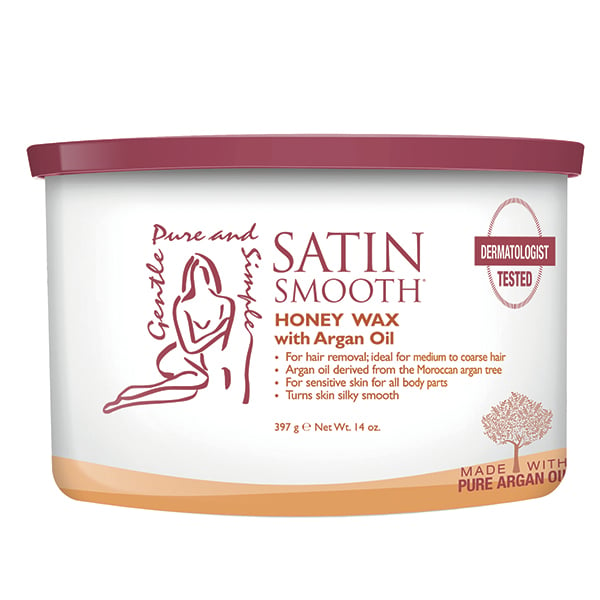 Satin Smooth Organic Honey Wax with Argan