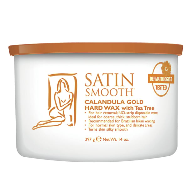 Satin Smooth Calendula Gold Hard Wax with Tea Tree Oil