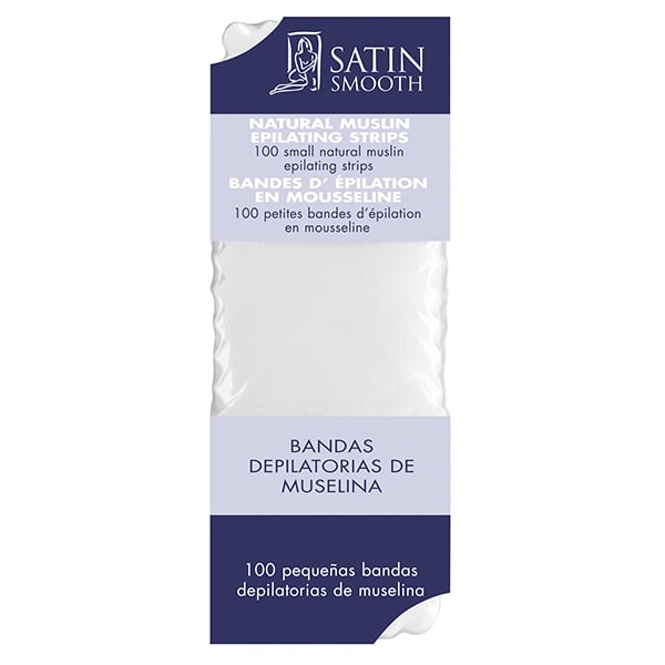 Satin Smooth Small Muslin Epilating Strips