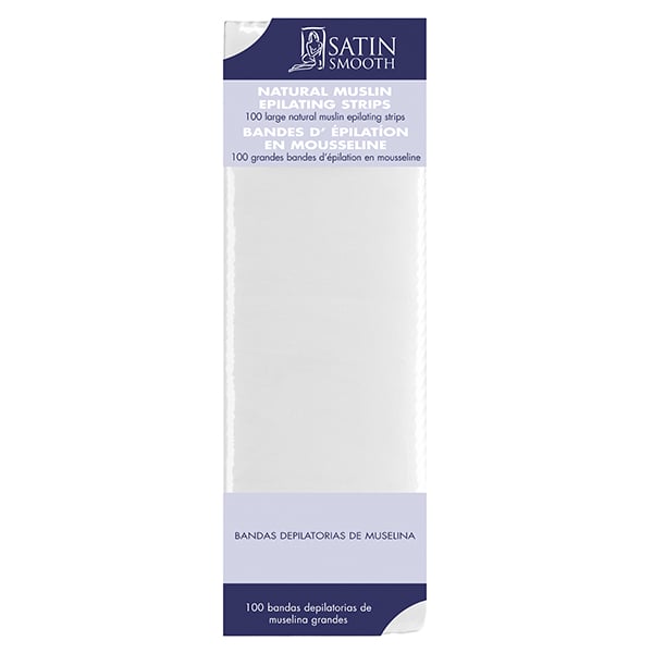 Satin Smooth Large Muslin Epilating Strips