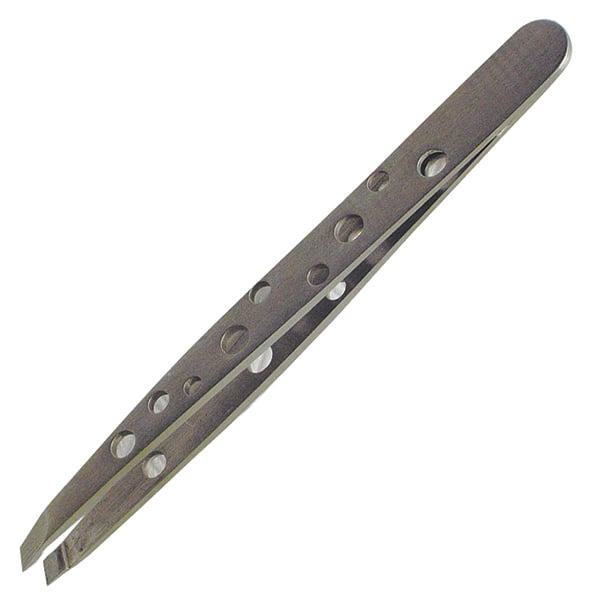 Satin Edge Non-Slip Slant Tip Tweezer