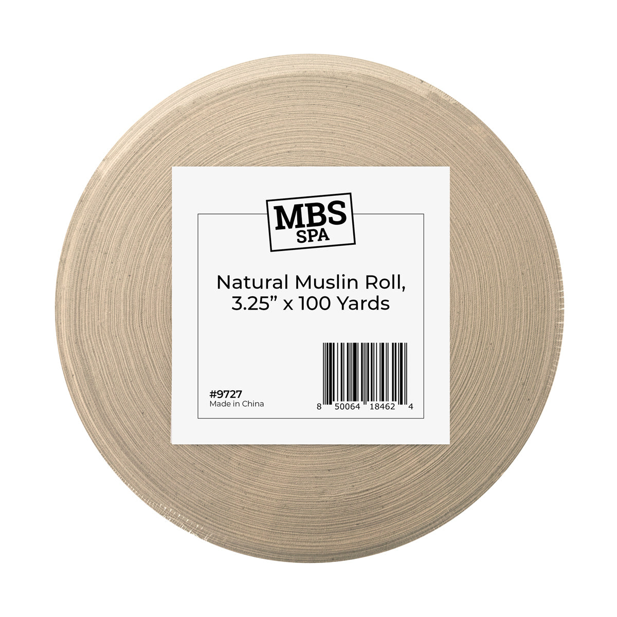 Natural Muslin Roll, 3.25" x 100 Yards