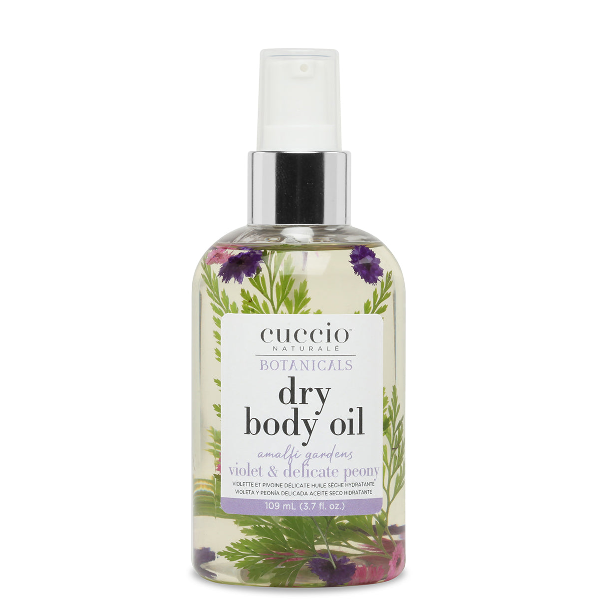 Cuccio Botanicals Dry Body Oil, 3.7 oz (Italian Garden Collection)