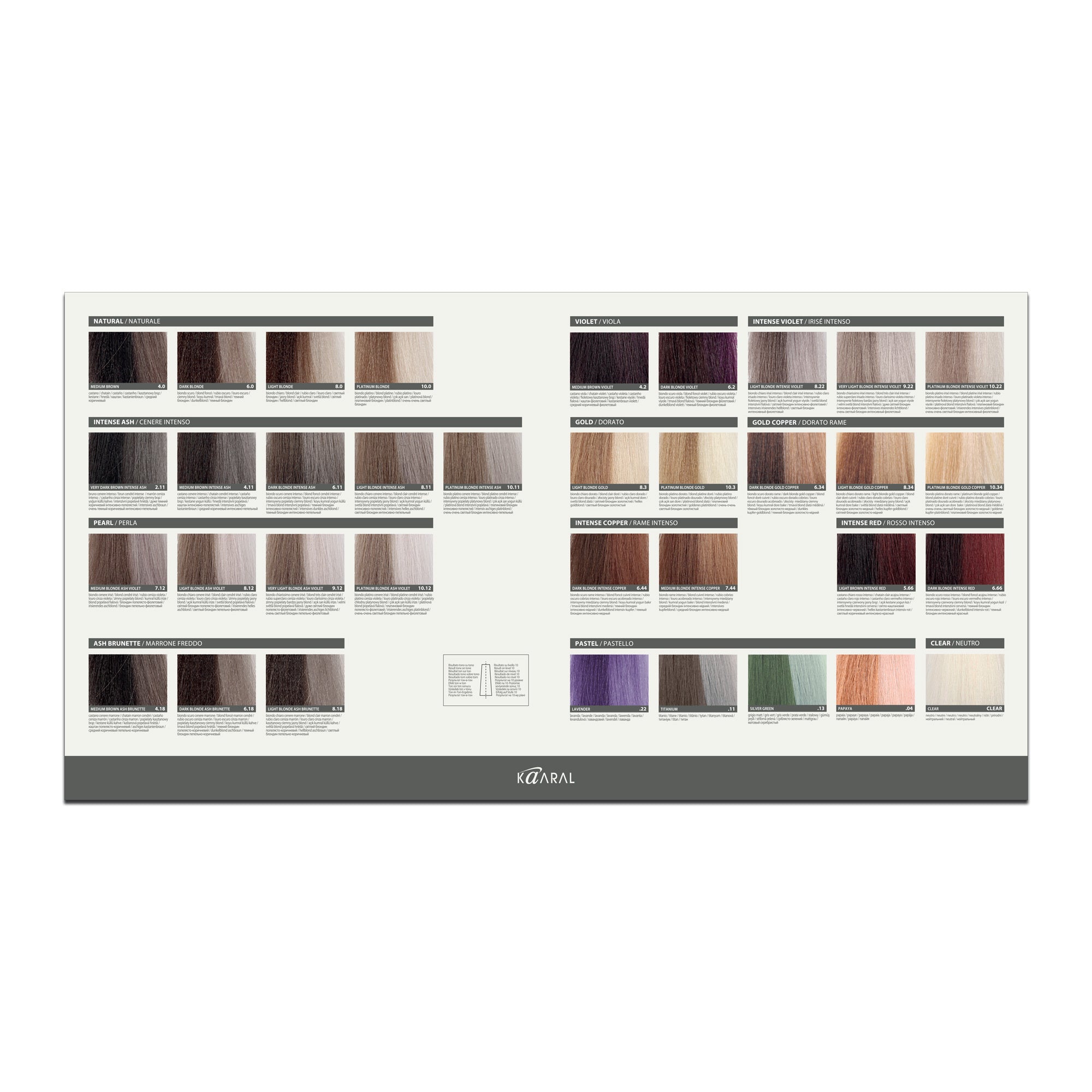 Baco Color Glaze Wall Chart
