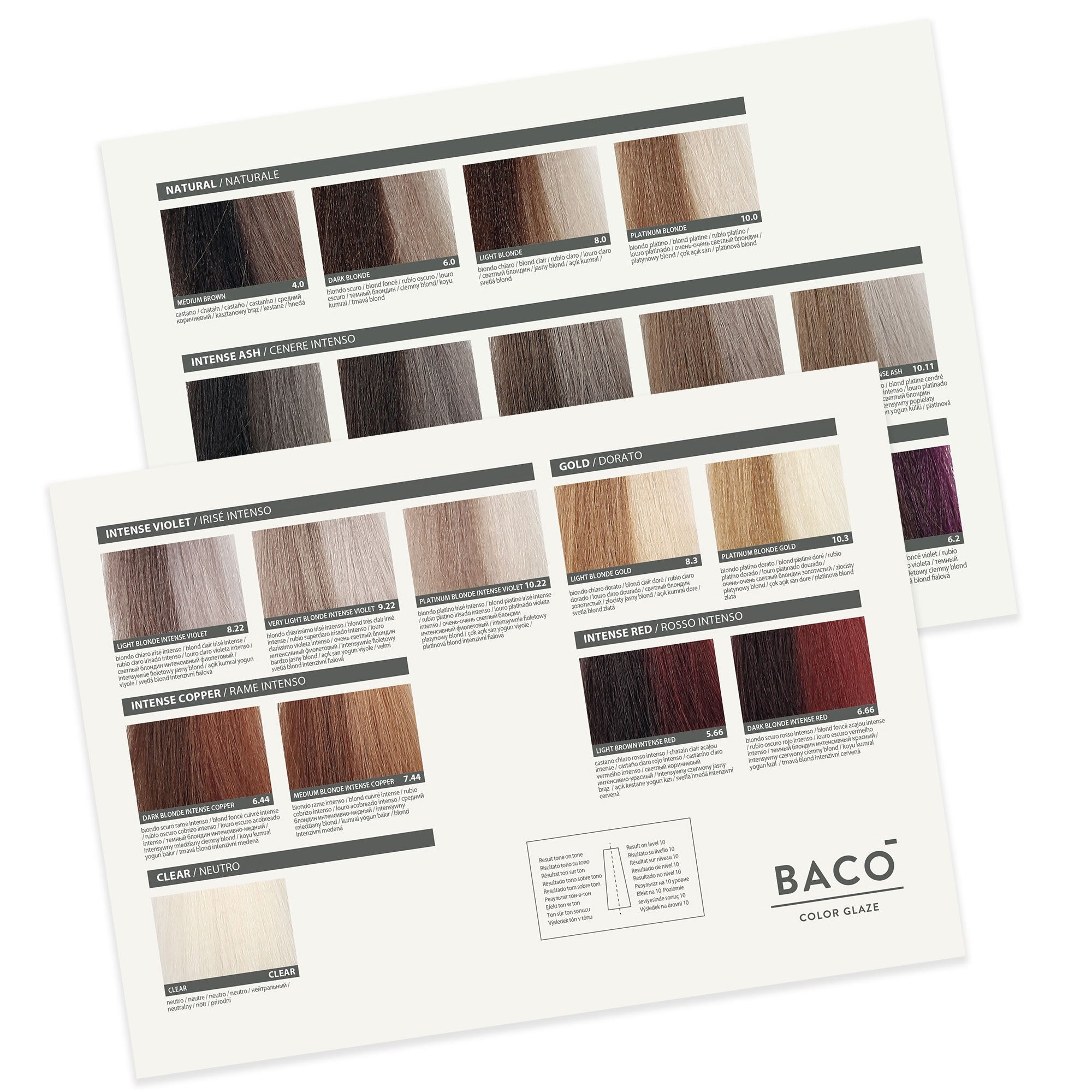 Baco Color Glaze: Swatch Book